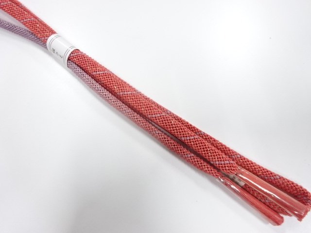 大特価品　未使用品　正絹　夏手組帯締め
